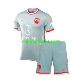 Camisolas de futebol Atlético Madrid Criança Equipamento Alternativa 2024/25 Manga Curta
